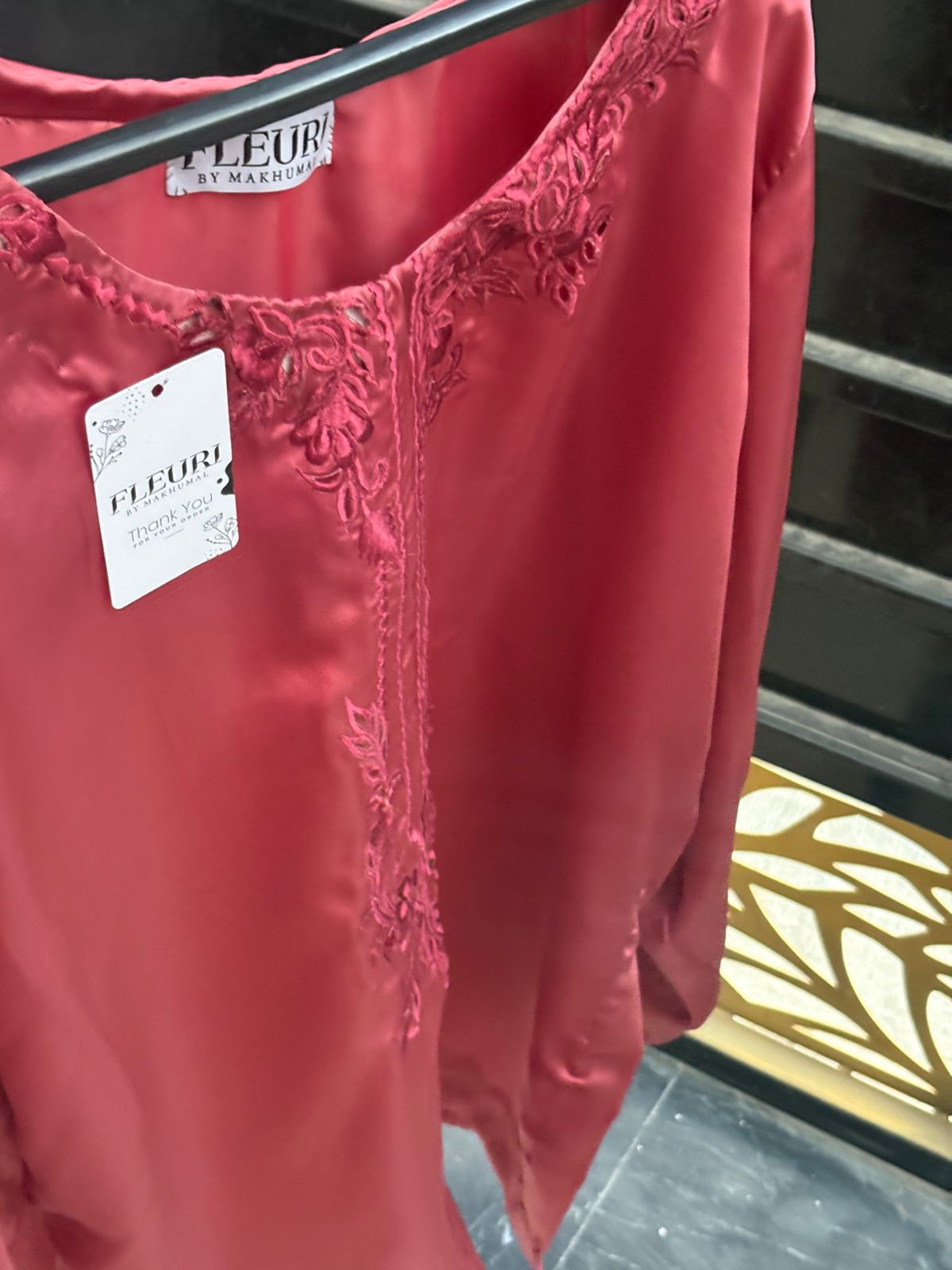 Elegant Pink 2PC Silk Salwar Kameez – Pret Wear